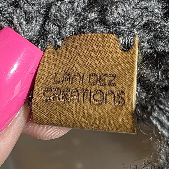 HANDMADE CROCHET OPEN FRONT GRANNY CARDIGAN SWEATER SZ M - Picture 8 of 9